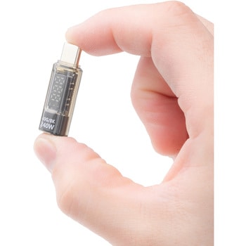 アダプタ USB TypeC デジタル表示付き サンワダイレクト