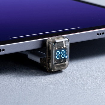 アダプタ USB TypeC デジタル表示付き サンワダイレクト