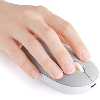 ブルーLEDマウス ワイヤレス 充電式 サンワダイレクト