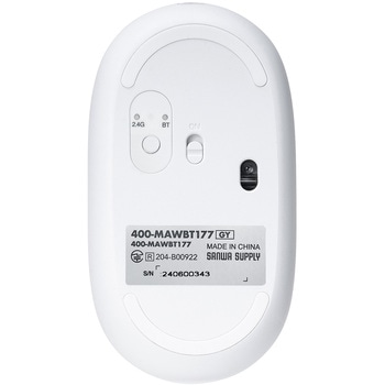 ブルーLEDマウス Bluetooth/ワイヤレス 充電式 サンワダイレクト