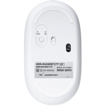 ブルーLEDマウス Bluetooth/ワイヤレス 充電式 サンワダイレクト