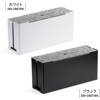 ケーブル&タップ収納ボックス サンワダイレクト