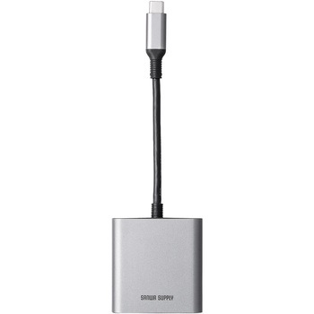 カードリーダー USB TypeC USB PD充電対応 サンワダイレクト