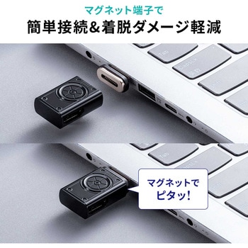 HDMIアダプタ L型(左) マグネット サンワダイレクト