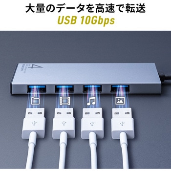 USBハブ USB TypeC - サンワダイレクト