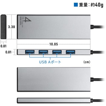 USBハブ USB TypeC - サンワダイレクト