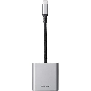 カードリーダー USB TypeC USB PD充電対応 サンワダイレクト