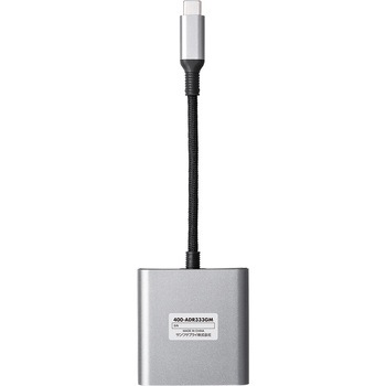 カードリーダー USB TypeC USB PD充電対応 サンワダイレクト