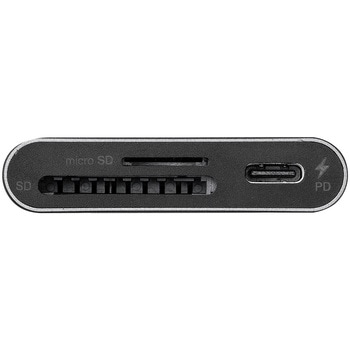カードリーダー USB TypeC USB PD充電対応 サンワダイレクト