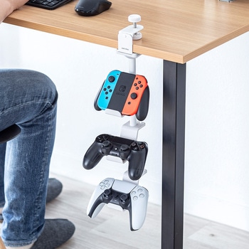 スタンド ゲームパッド用 クランプ付き サンワダイレクト