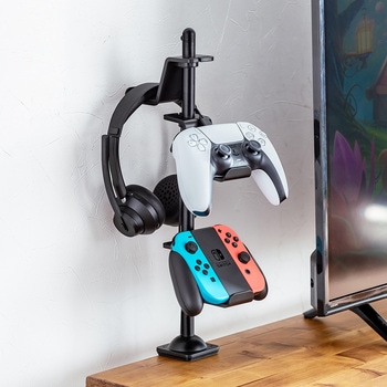 スタンド ゲームパッド用 クランプ付き サンワダイレクト