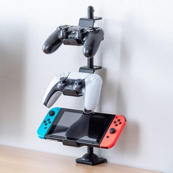 スタンド ゲームパッド用 クランプ付き サンワダイレクト