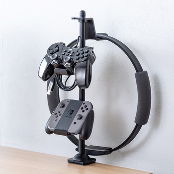 スタンド ゲームパッド用 クランプ付き サンワダイレクト