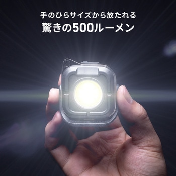 LEDライト カラビナ付き 充電式 サンワダイレクト