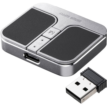 ブルーLEDマウス Bluetooth/ワイヤレス 充電式 サンワダイレクト