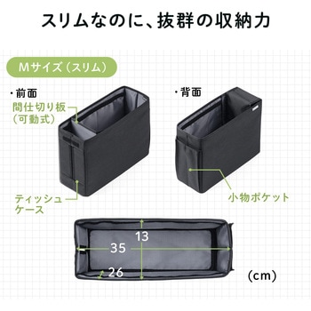 収納ボックス ウォークスルー用 ティシューケース付き サンワダイレクト