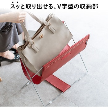 手荷物入れ 折りたたみ式 サンワダイレクト