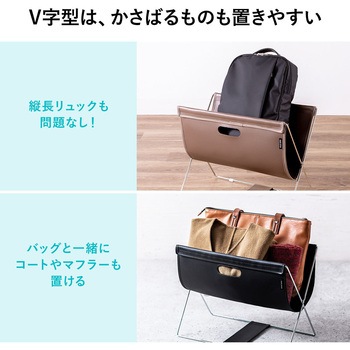 手荷物入れ 折りたたみ式 サンワダイレクト