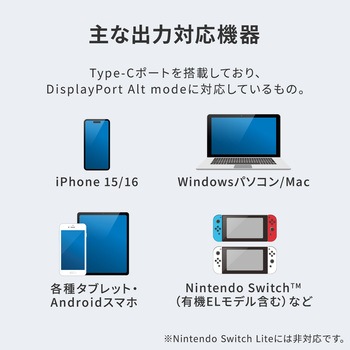 USB TypeCアダプタ USB 5Gbps PD100W対応 サンワダイレクト