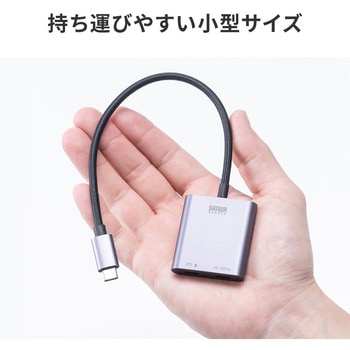 USB TypeCアダプタ USB 5Gbps PD100W対応 サンワダイレクト