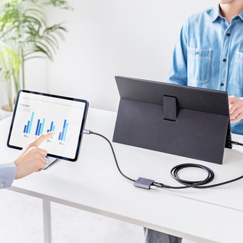 USB TypeCアダプタ USB 5Gbps PD100W対応 サンワダイレクト