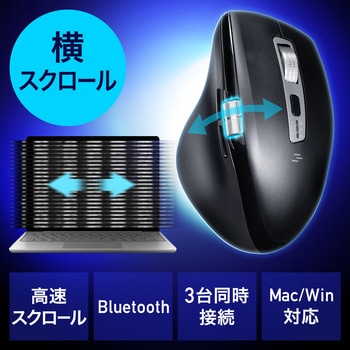 ブルーLEDマウス Bluetooth/ワイヤレス サンワダイレクト