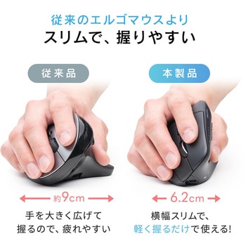 ブルーLEDマウス Bluetooth/ワイヤレス 軽量 サンワダイレクト