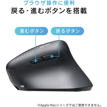 ブルーLEDマウス Bluetooth/ワイヤレス 軽量 サンワダイレクト