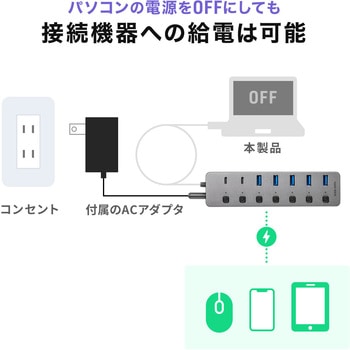 USBハブ USB TypeC サンワダイレクト