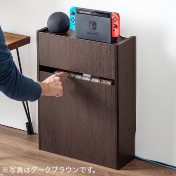 ケーブル&タップ収納ボックス ルーター対応 サンワダイレクト