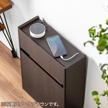 ケーブル&タップ収納ボックス ルーター対応 サンワダイレクト