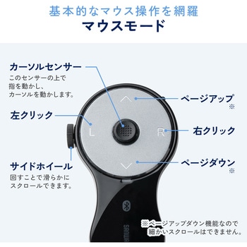 IRセンサーマウス Bluetooth リングマウス - サンワダイレクト