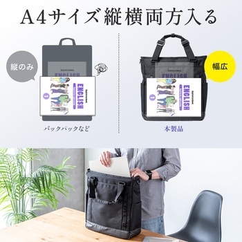 キャリングバッグ 3WAY トート サンワダイレクト