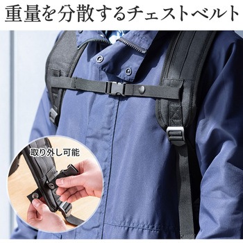 キャリングバッグ カジュアルタイプ バックパック サンワダイレクト