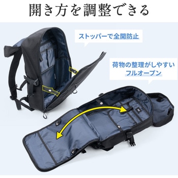 キャリングバッグ カジュアルタイプ バックパック サンワダイレクト