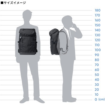 キャリングバッグ カジュアルタイプ バックパック サンワダイレクト