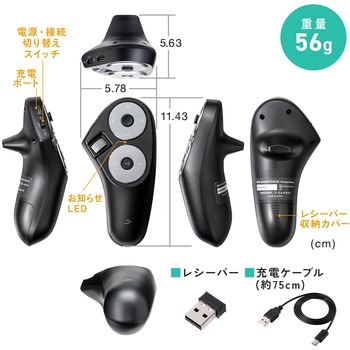 ハンディマウス Bluetooth サンワダイレクト