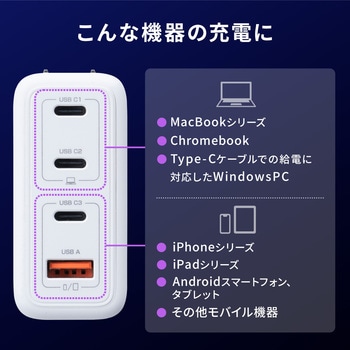 AC充電器 USB Power Delivery対応 サンワダイレクト