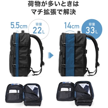 キャリングバッグ リュックタイプ サンワダイレクト