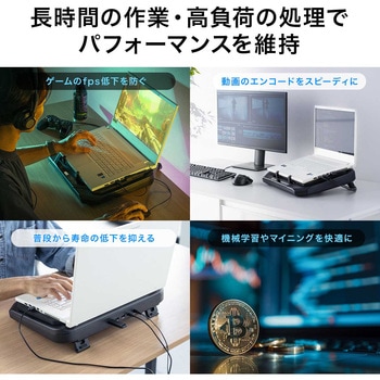 クーラー ノートパソコン用 サンワダイレクト