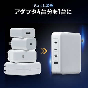 AC充電器 USB Power Delivery対応 140W サンワダイレクト