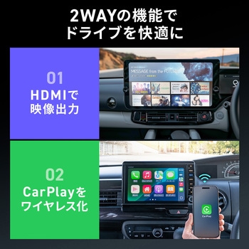 Carplayアダプタ サンワダイレクト