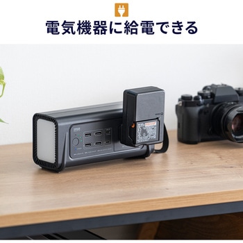モバイルバッテリー AC出力付き サンワダイレクト
