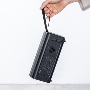 モバイルバッテリー AC出力付き サンワダイレクト