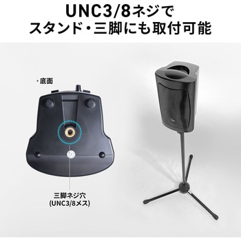 拡声器スピーカー ワイヤレスマイク付き サンワダイレクト