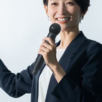 拡声器スピーカー ワイヤレスマイク付き サンワダイレクト