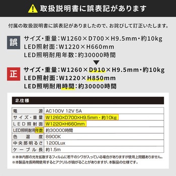 LEDトレース台 サンワダイレクト