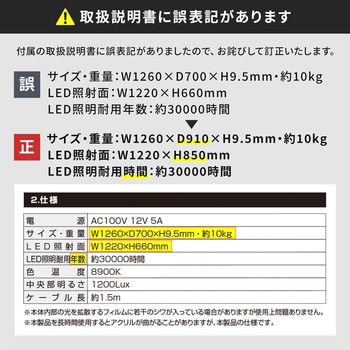 LEDトレース台 サンワダイレクト