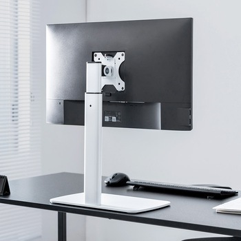 液晶モニタアーム 置き型 昇降タイプ サンワダイレクト