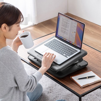 膝上テーブル 上下昇降 サンワダイレクト